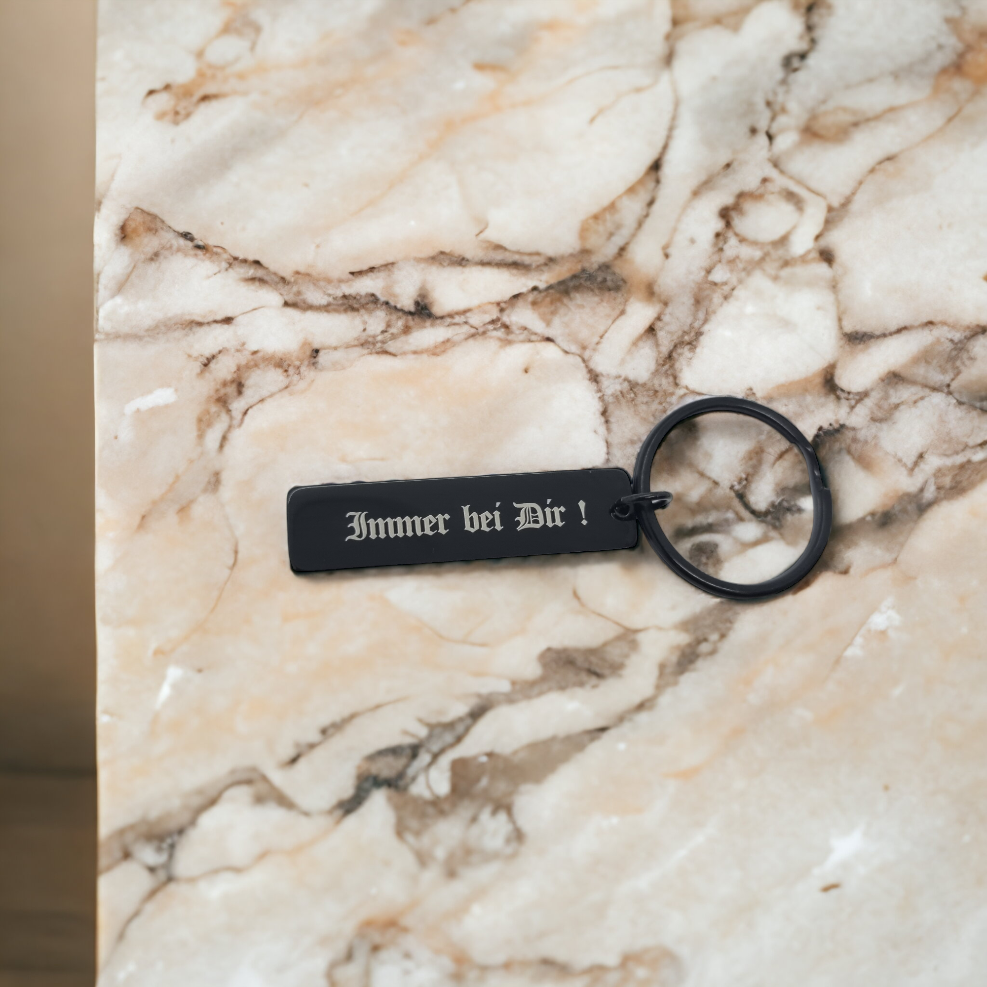 Rechteck Schlüsselanhänger mit Gravur - Schlüsselanhänger - CARDORI