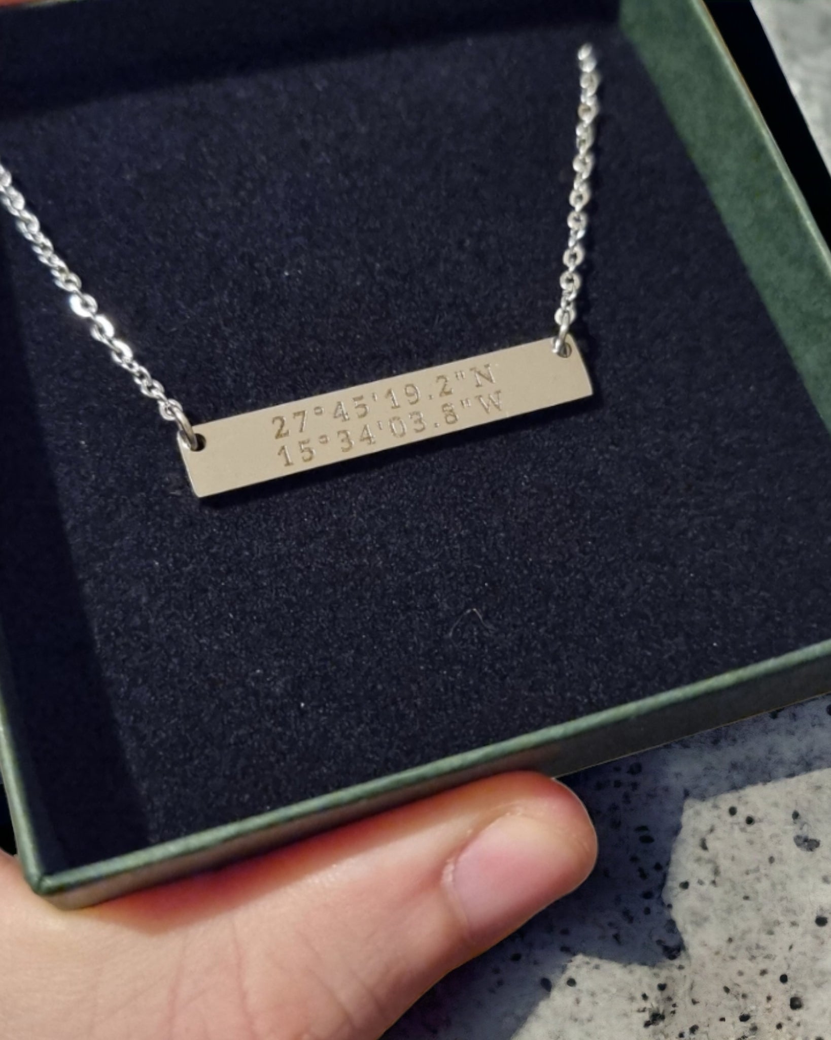 Plate Halskette mit Gravur - Ketten - CARDORI