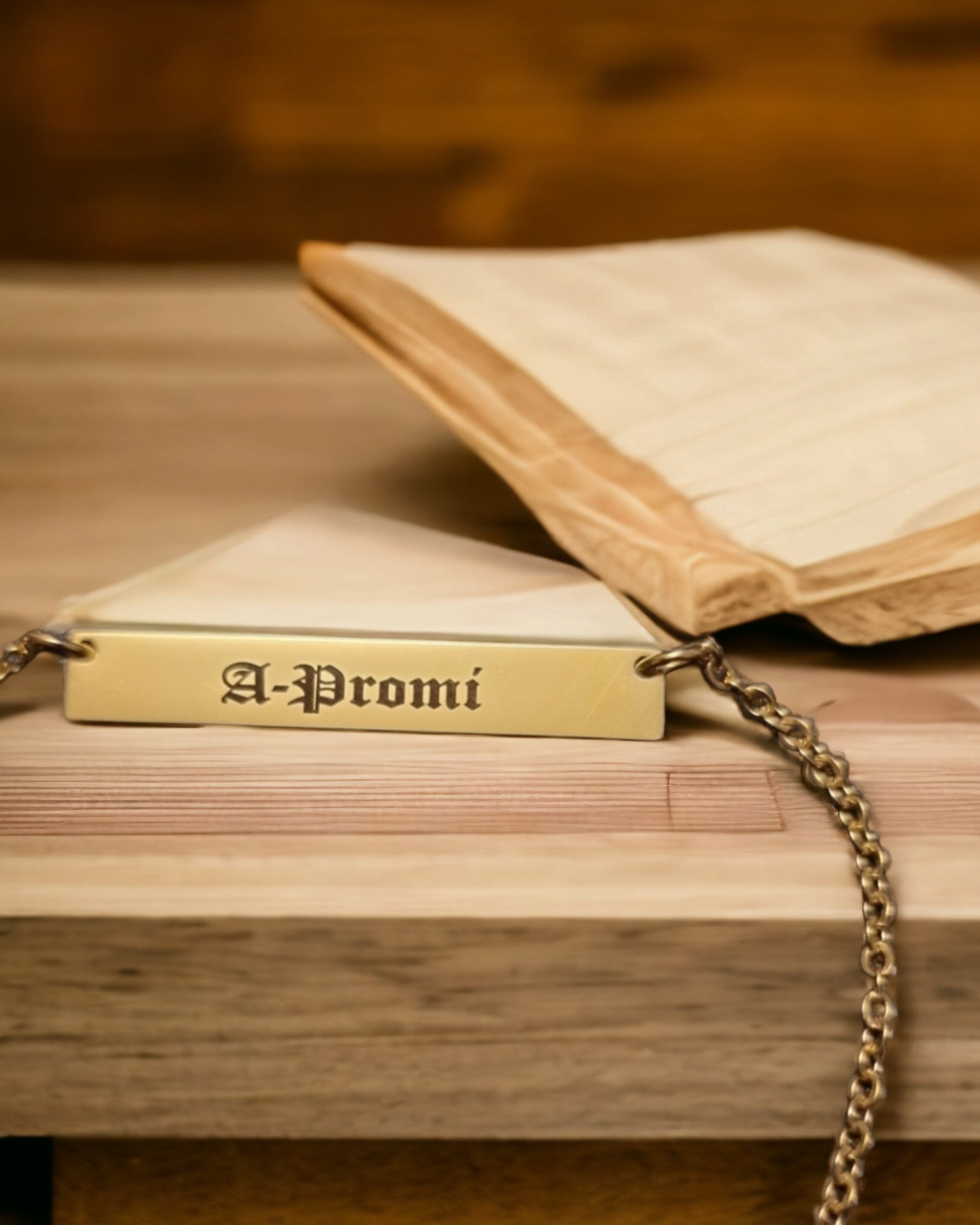 Plate Halskette mit Gravur - Ketten - CARDORI