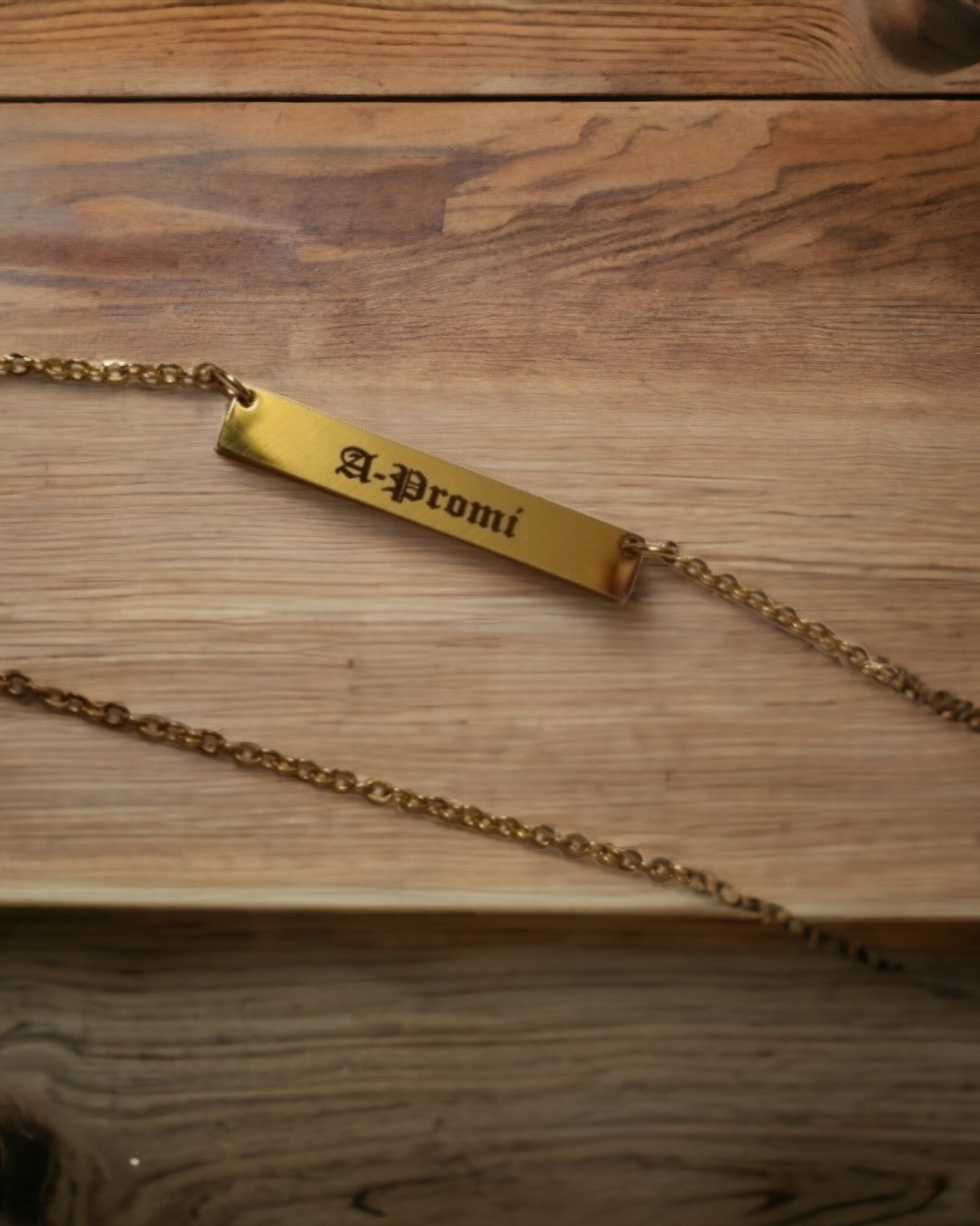 Plate Halskette mit Gravur - Ketten - CARDORI