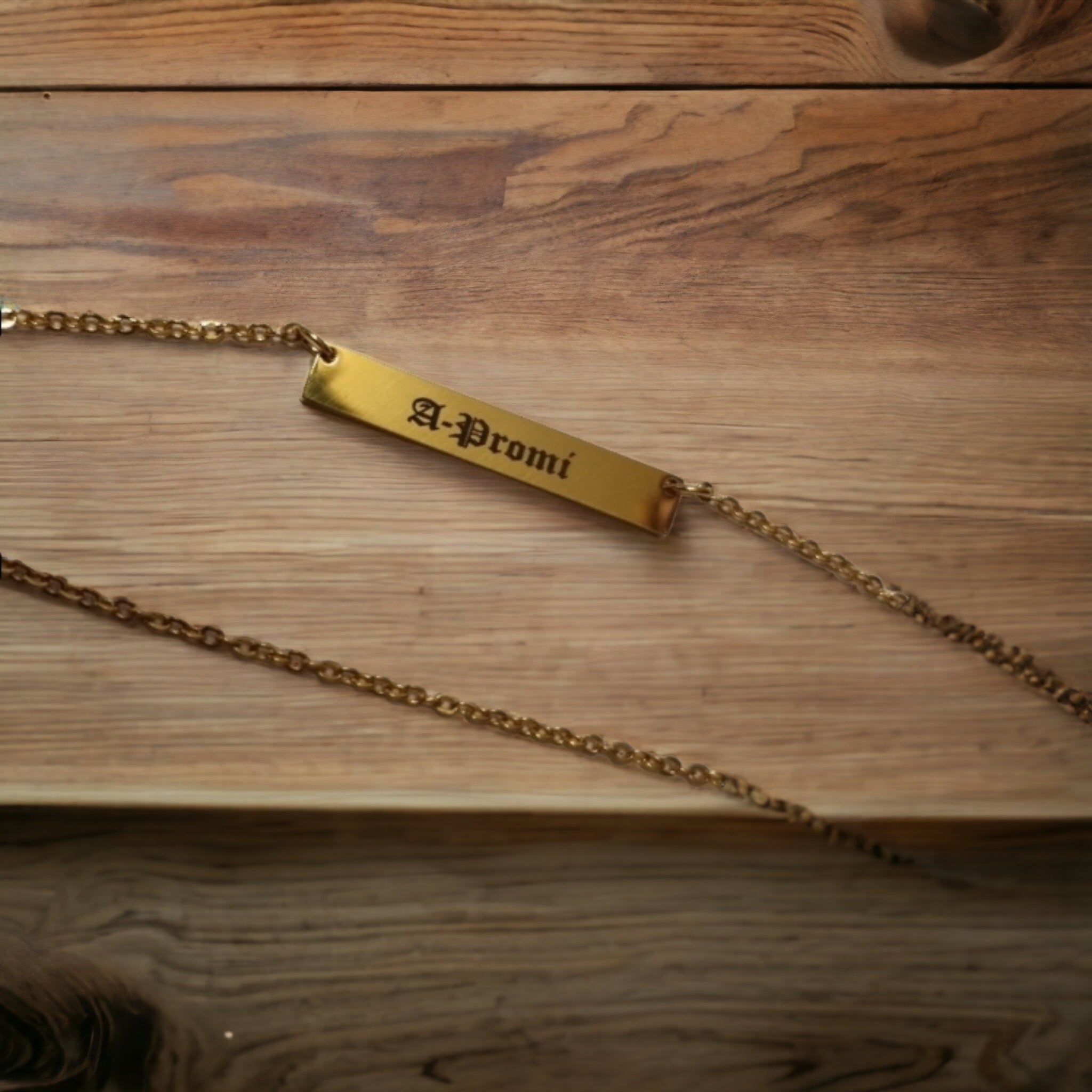 Plate Halskette mit Gravur - Ketten - CARDORI