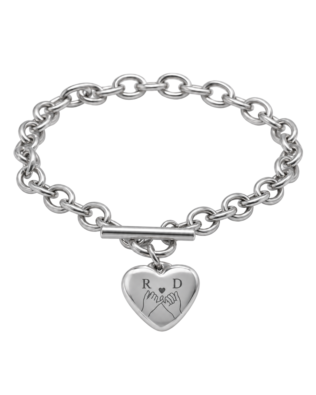 Herz Damenarmband mit Gravur - Armbänder - CARDORI