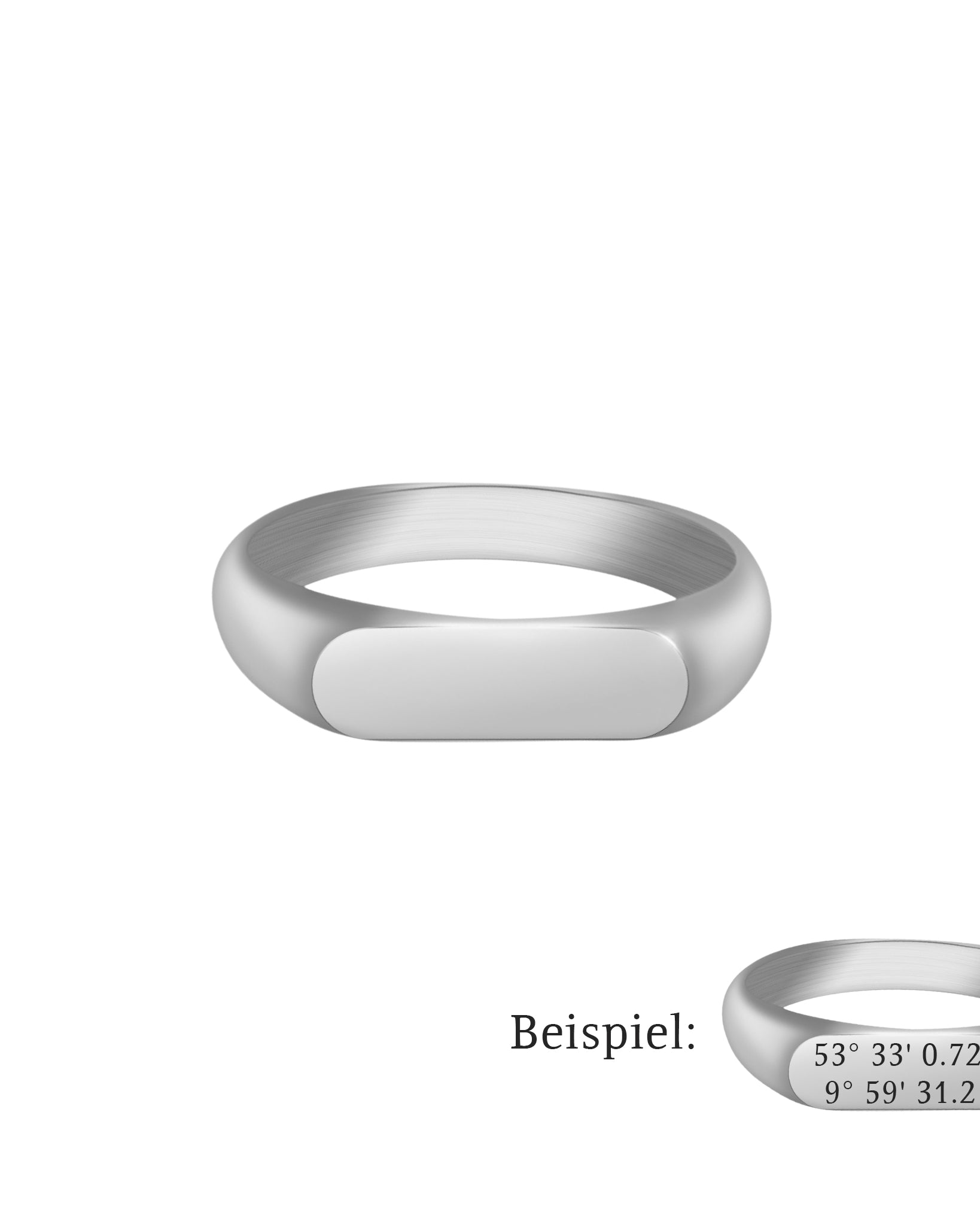 Plate Gravur Ring - Ringe - CARDORI
