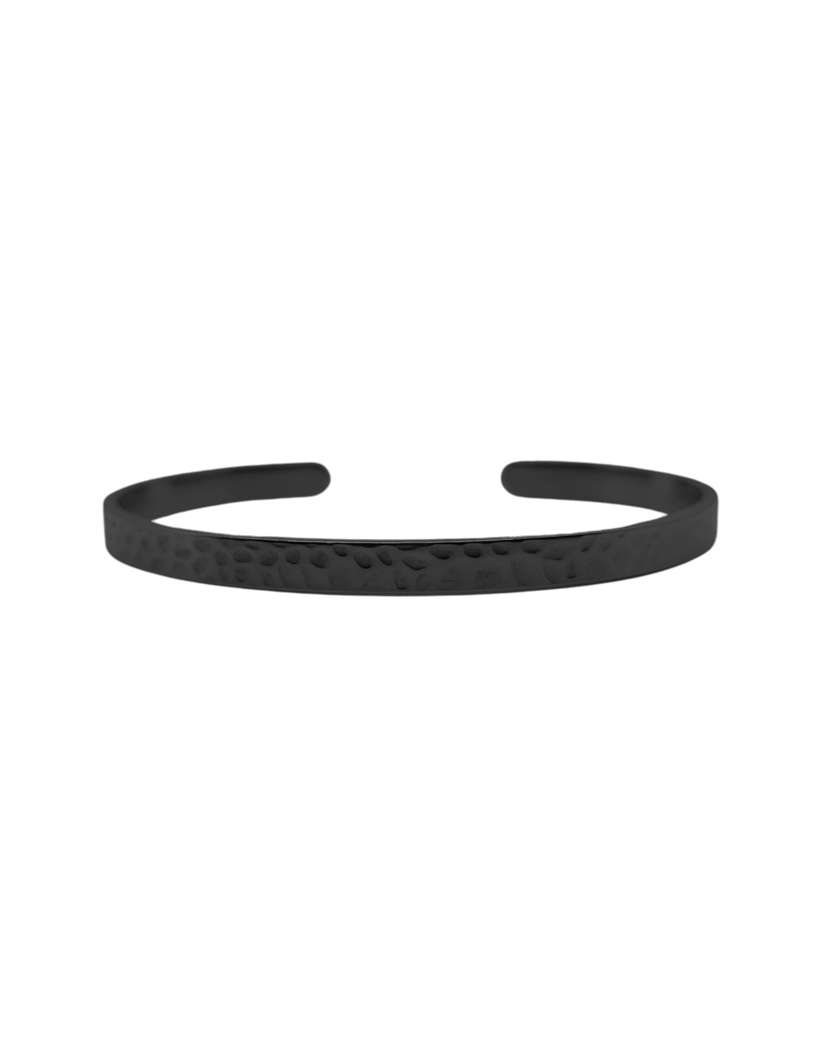 Personalisierter Armreif gehämmert mit Innengravur | handmade - Armbänder - CARDORI