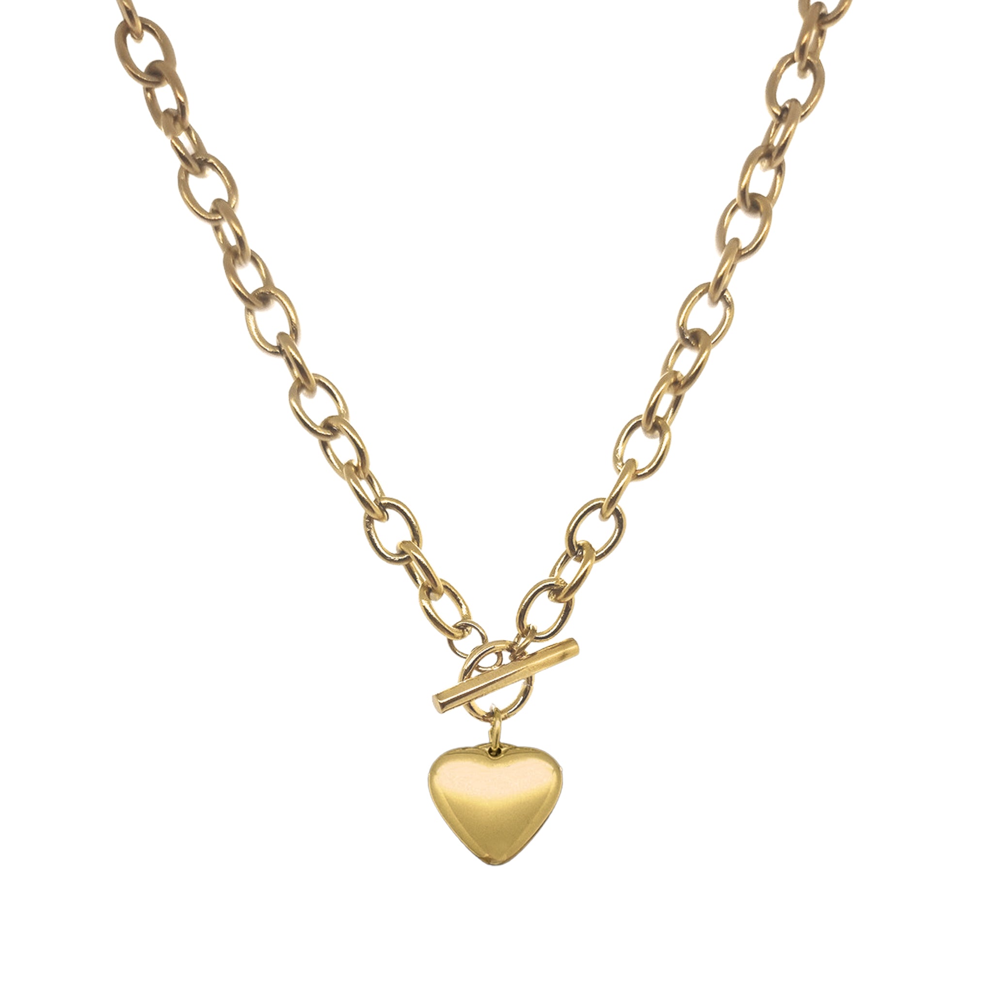 Herz Halskette | Big Chain | mit Gravur - Ketten - CARDORI