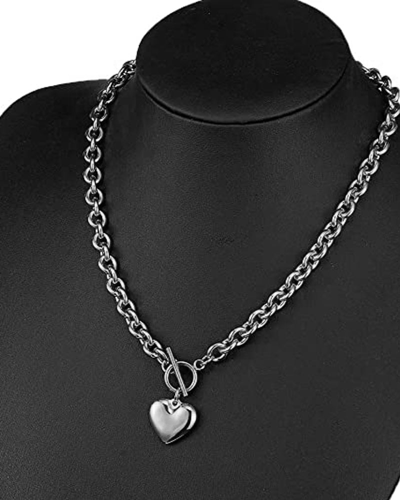 Herz Halskette | Big Chain | mit Gravur - Ketten - CARDORI