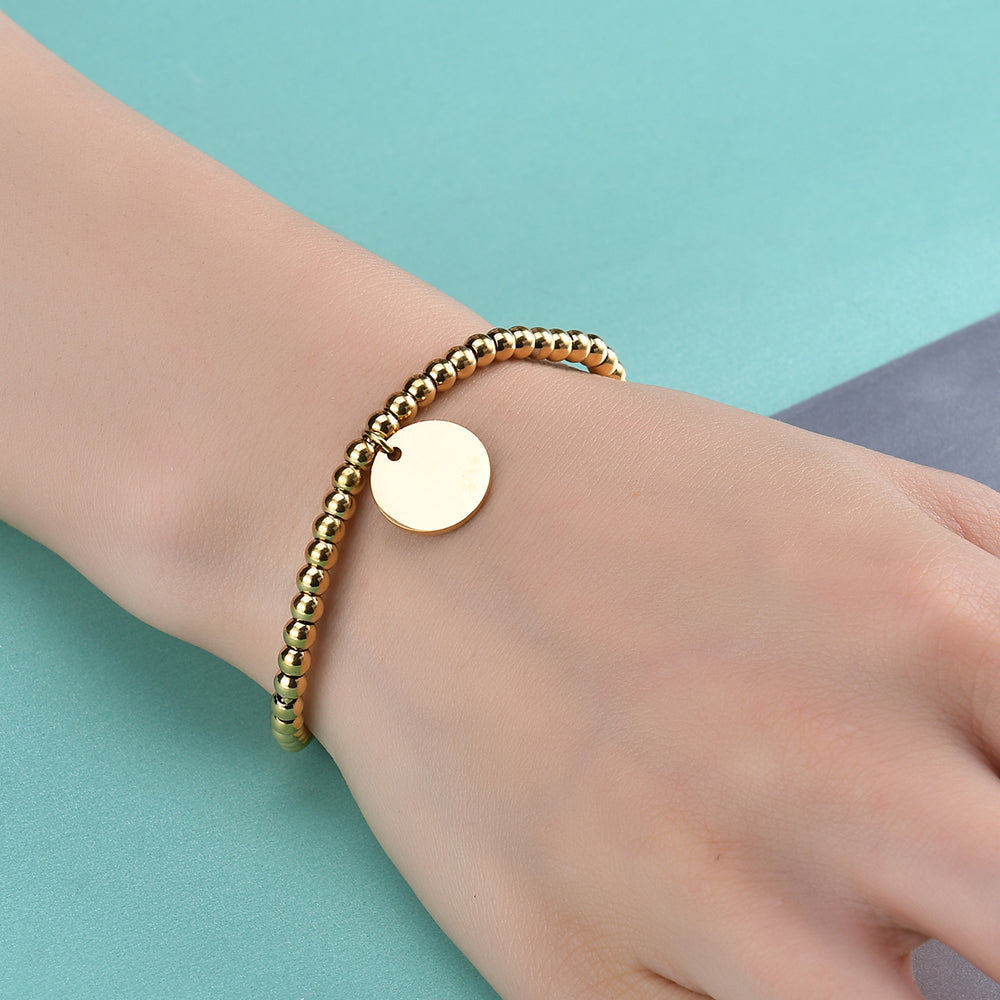 Coin Damenarmband mit Gravur - Armbänder - CARDORI