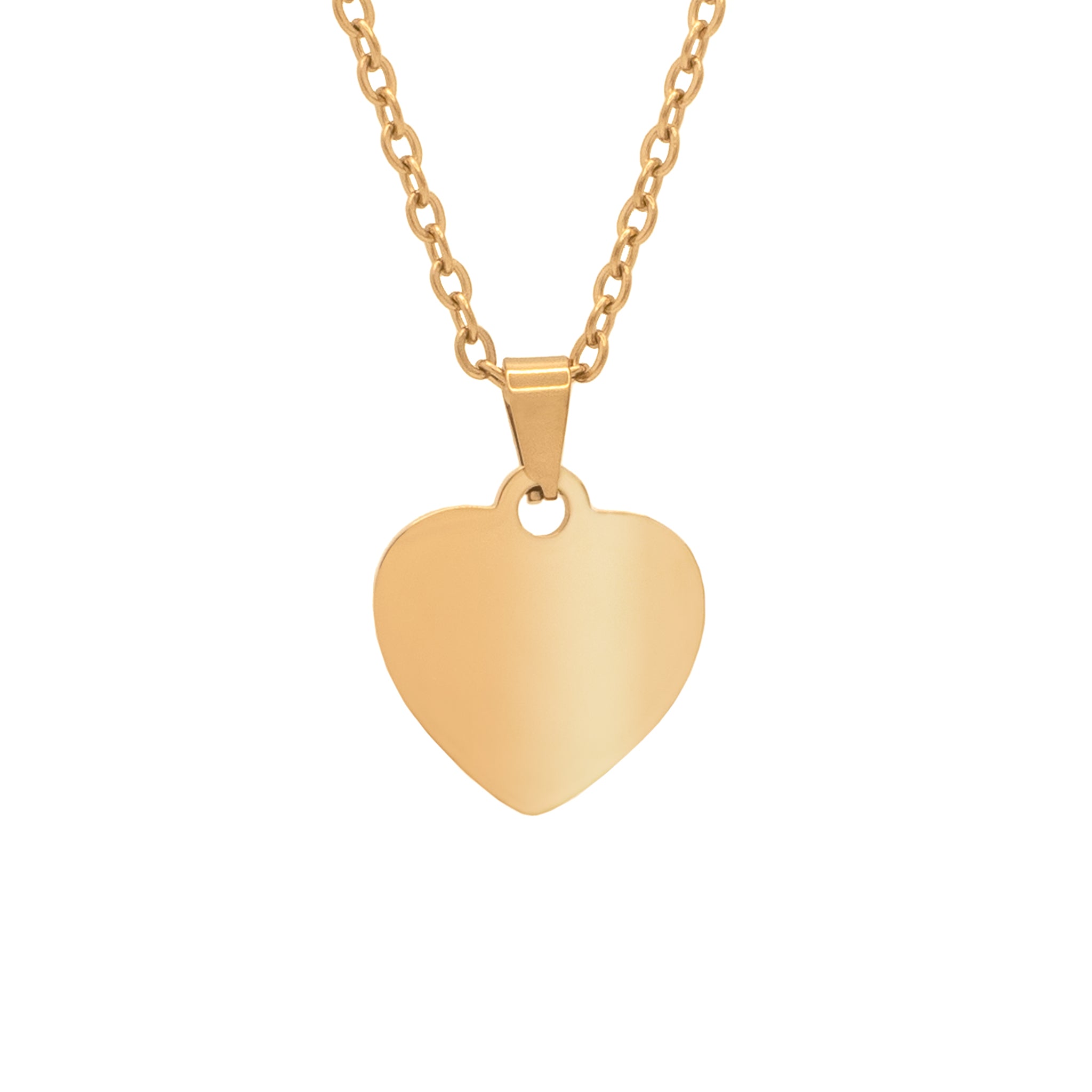 Herz Halskette mit Gravur | Handschrift Gravur - Ketten - CARDORI