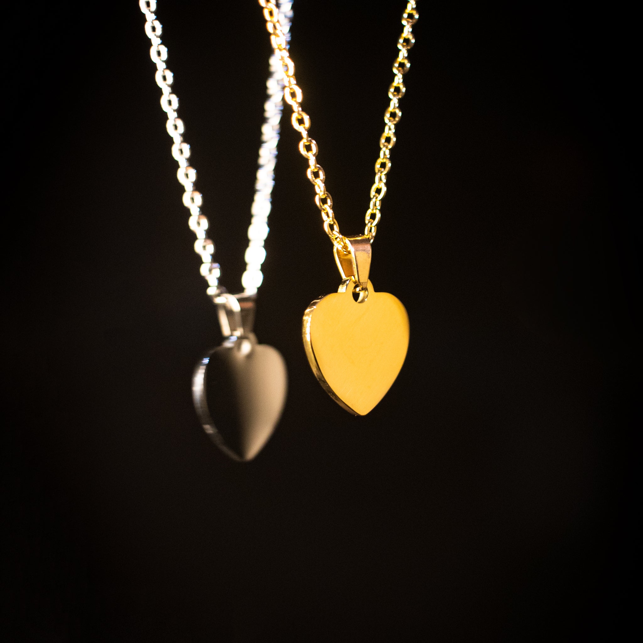 Herz Halskette mit Gravur | Handschrift Gravur - Ketten - CARDORI