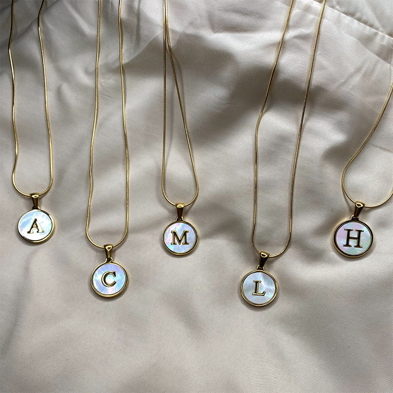 Initial Halskette | Stainless Steel | 46cm - Ketten - CARDORI