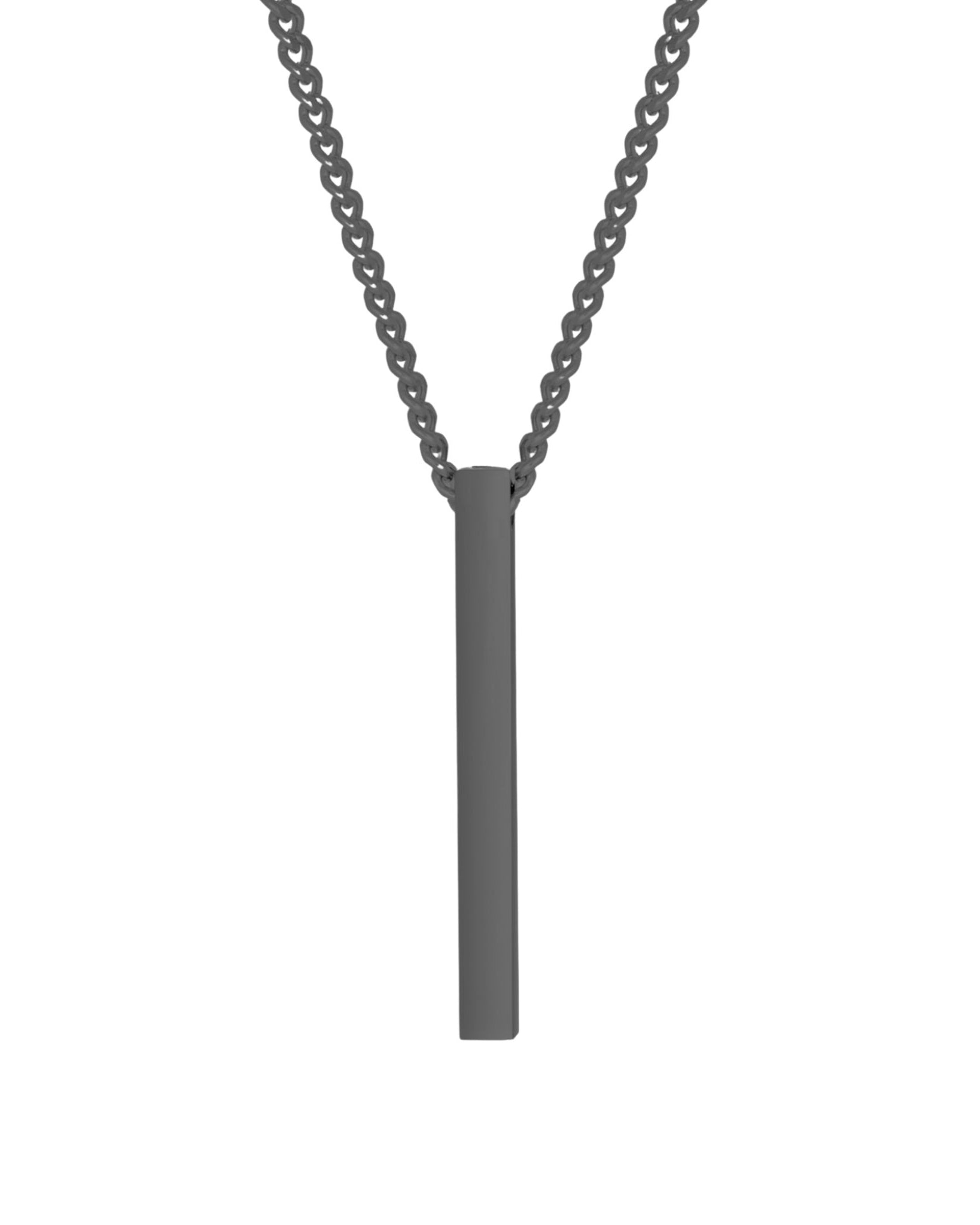Säulen Halskette mit Gravur - Ketten - CARDORI