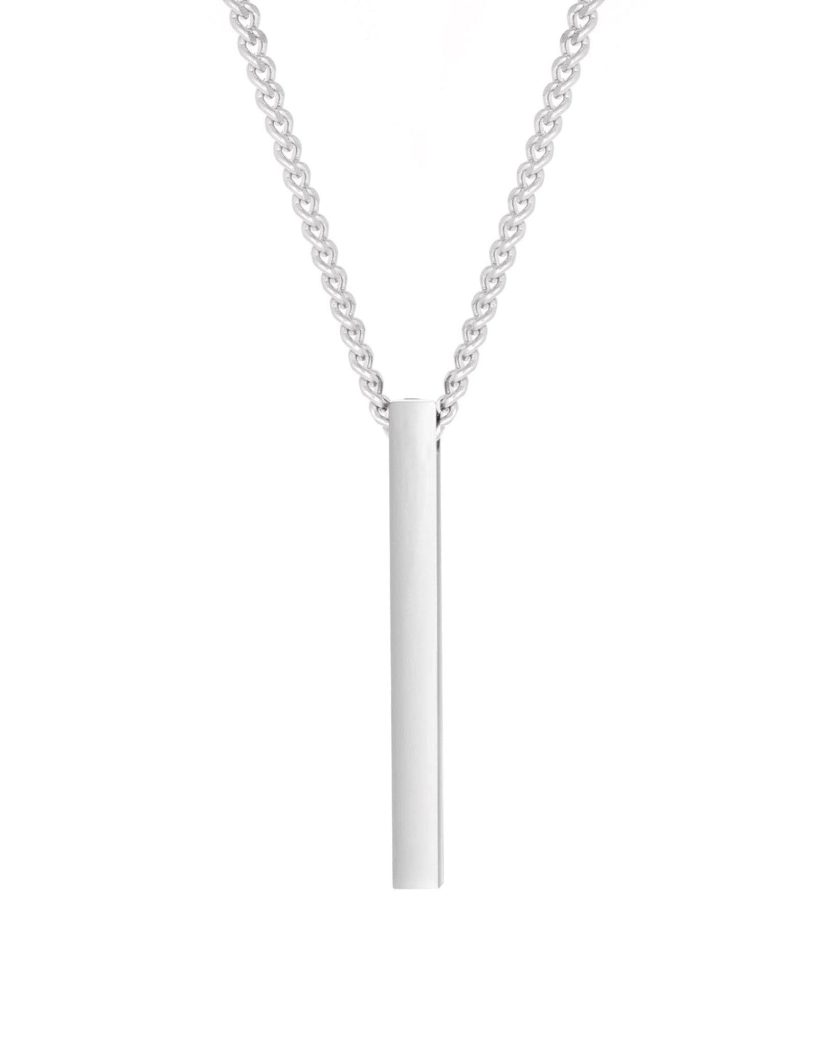 Säulen Halskette mit Gravur - Ketten - CARDORI