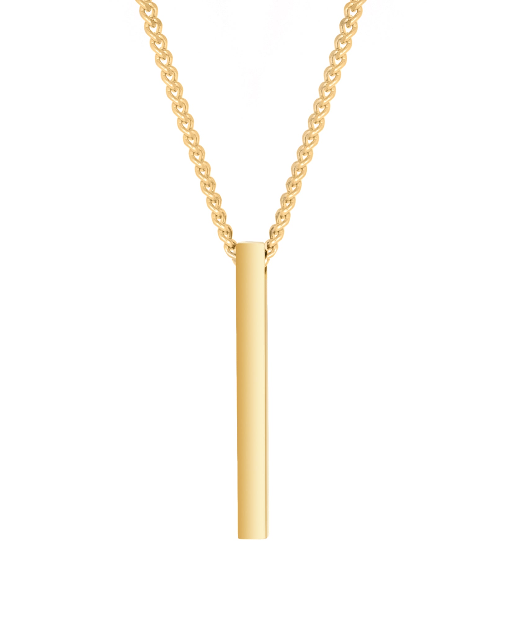 Säulen Halskette mit Gravur - Ketten - CARDORI