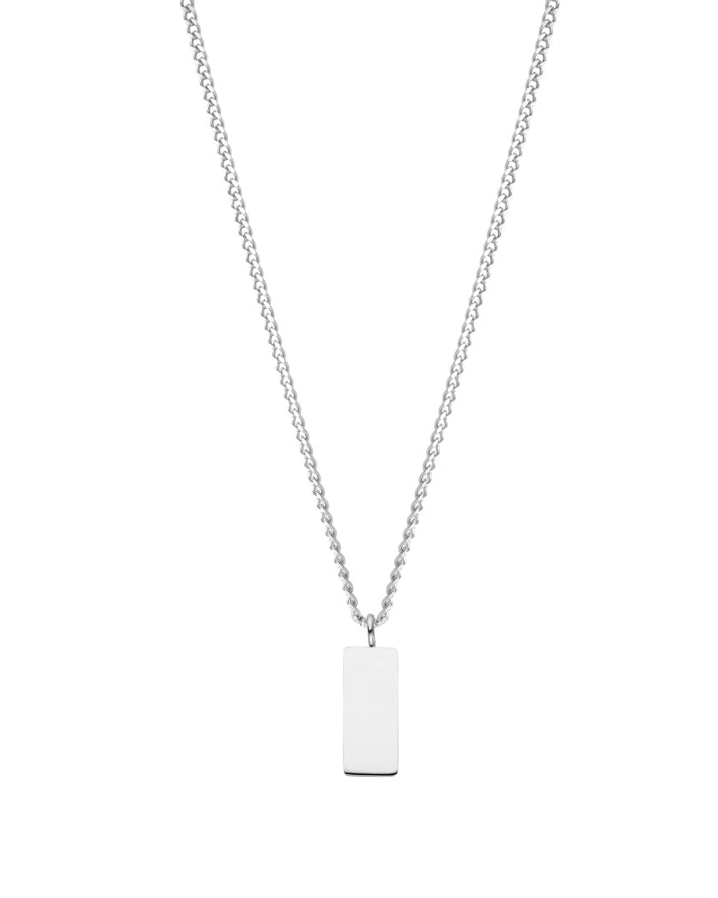 Small Plate Halskette mit Gravur | Handschrift Gravur - Ketten - CARDORI