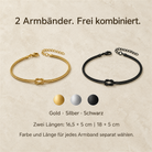 Zwei Knot Armbänder frei nach Farbe und Länge kombinieren all-groups