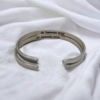 Thumbnail for Personalisierter Armreif mit Gravur - Armbänder - CARDORI