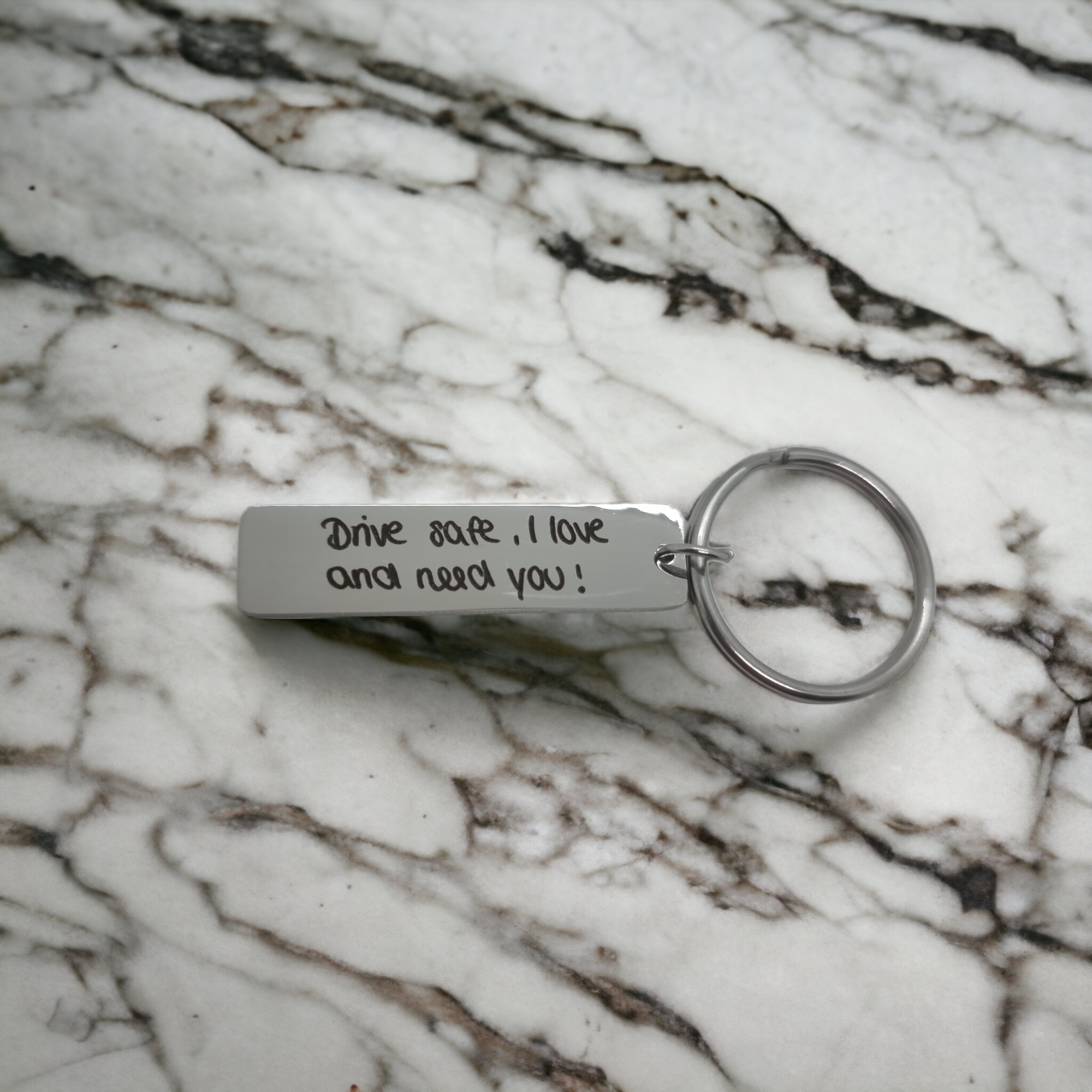 Rechteck Schlüsselanhänger mit Gravur - Schlüsselanhänger - CARDORI