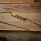 Plate Halskette mit Gravur - Ketten - CARDORI
