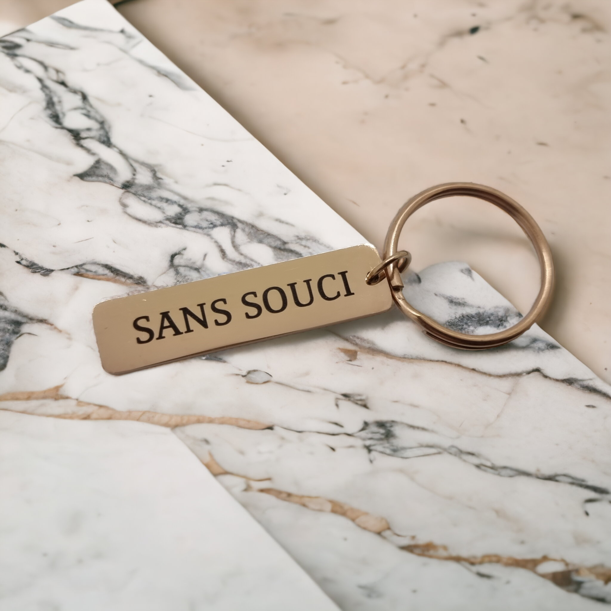 Rechteck Schlüsselanhänger mit Gravur - Schlüsselanhänger - CARDORI