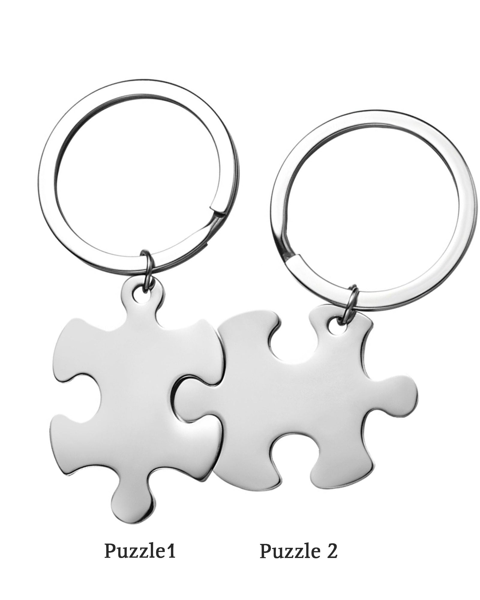 Puzzle Schlüsselanhänger mit Gravur - Schlüsselanhänger - CARDORI