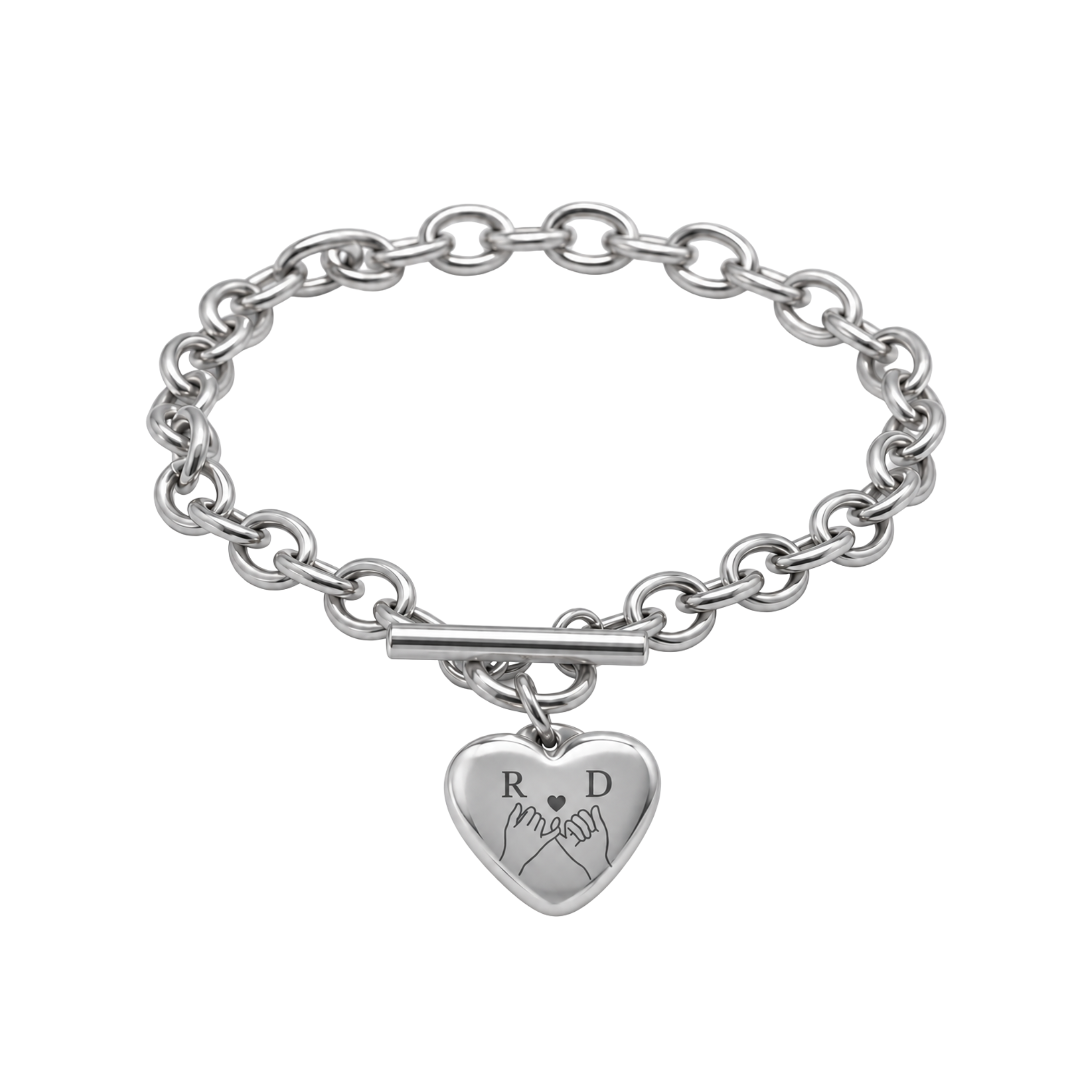 Herz Damenarmband mit Gravur - Armbänder - CARDORI