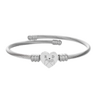 Herz Armreif mit Gravur - Armbänder - CARDORI
