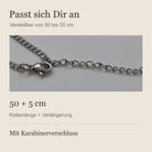 Karabinerverschluss und Verlängerungskette der Relic Coin Halskette. all-groups