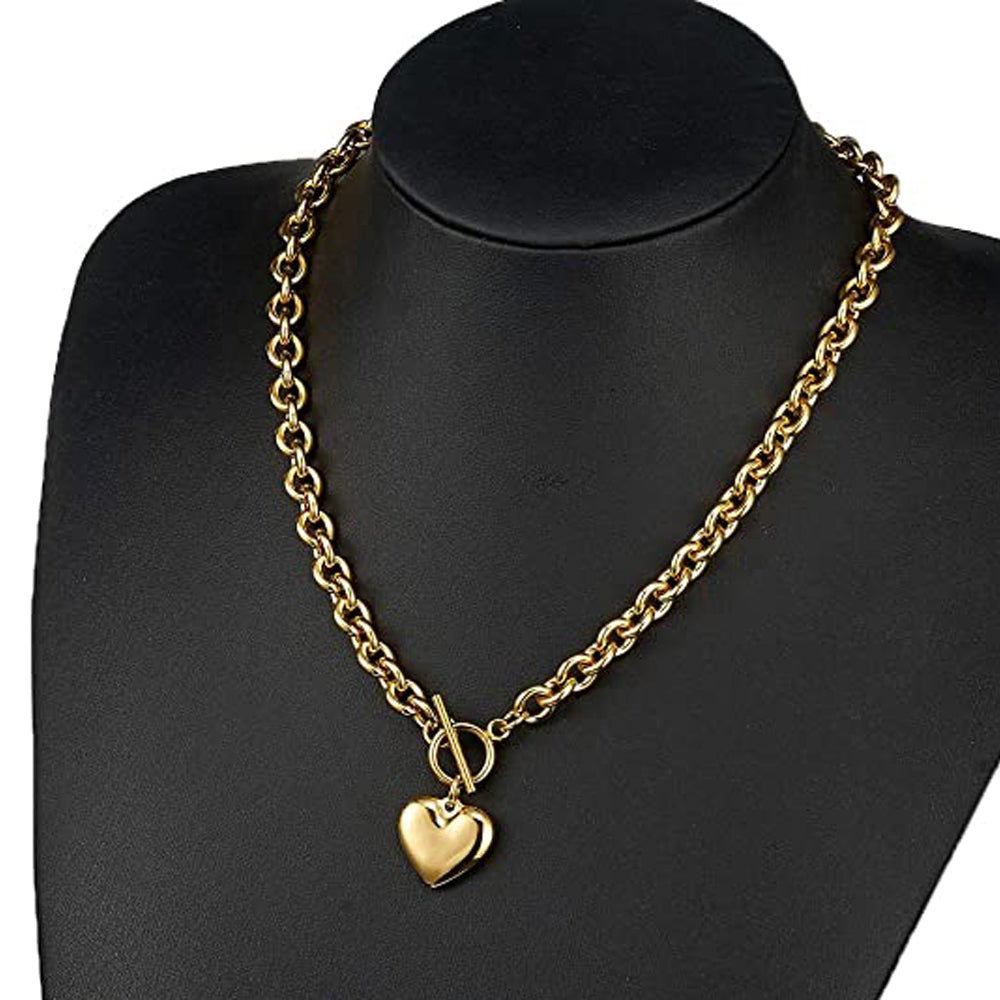 Herz Halskette | Big Chain | mit Gravur - Ketten - CARDORI