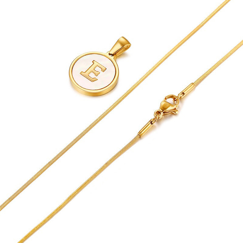 Initial Halskette | Stainless Steel | 46cm - Ketten - CARDORI