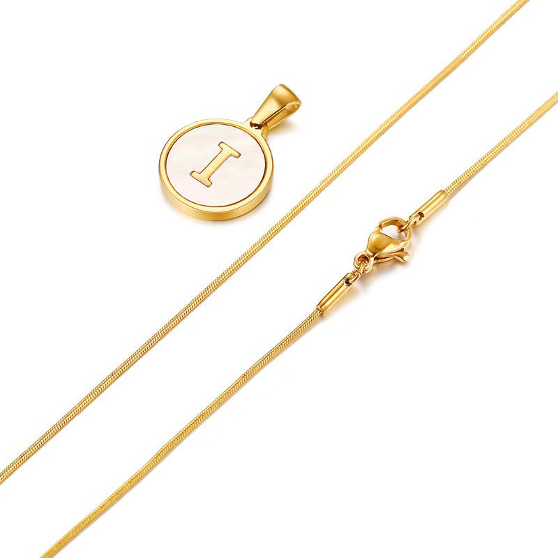 Initial Halskette | Stainless Steel | 46cm - Ketten - CARDORI