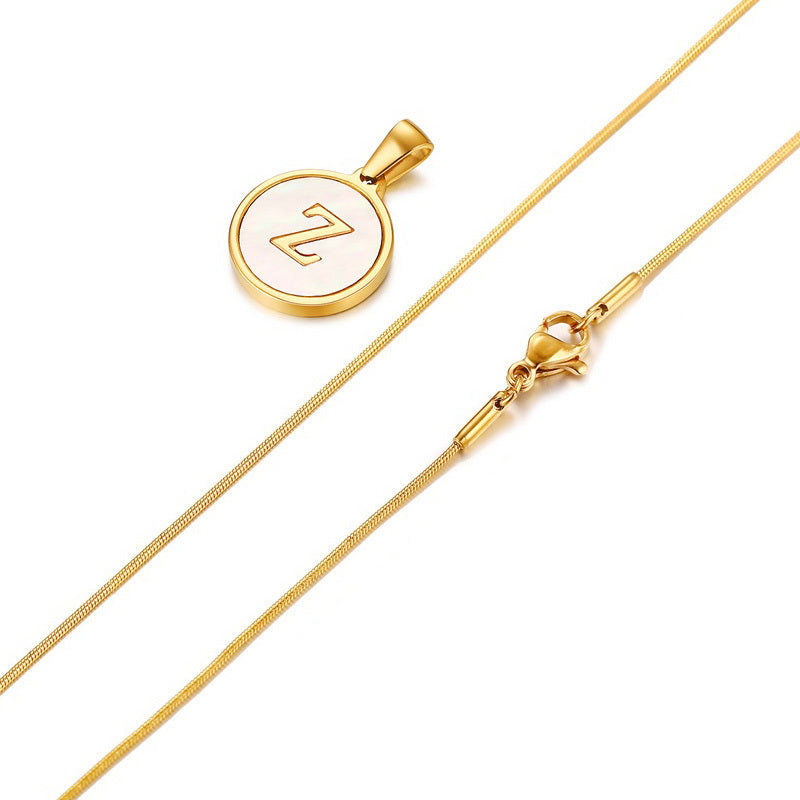 Initial Halskette | Stainless Steel | 46cm - Ketten - CARDORI