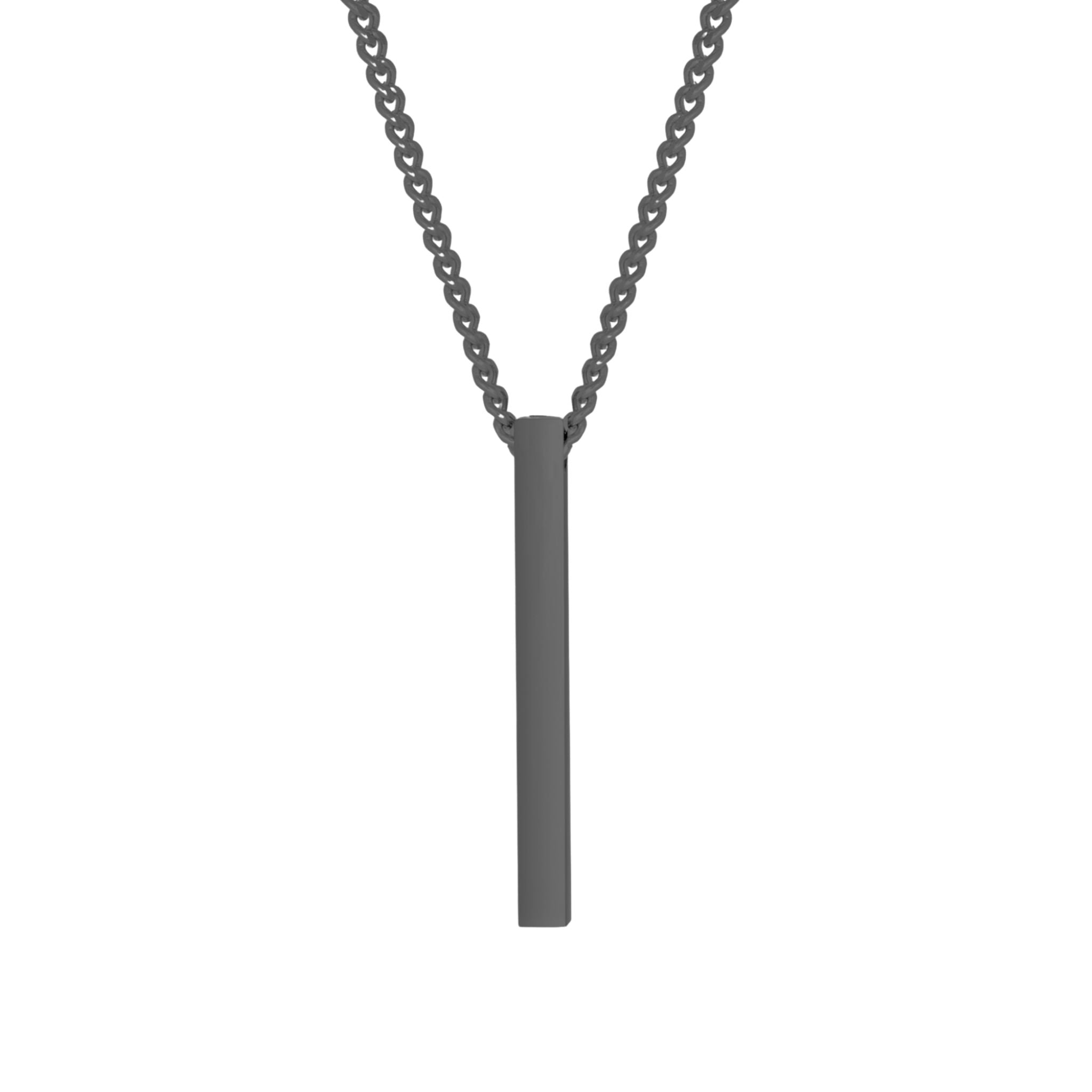 Säulen Halskette mit Gravur - Ketten - CARDORI