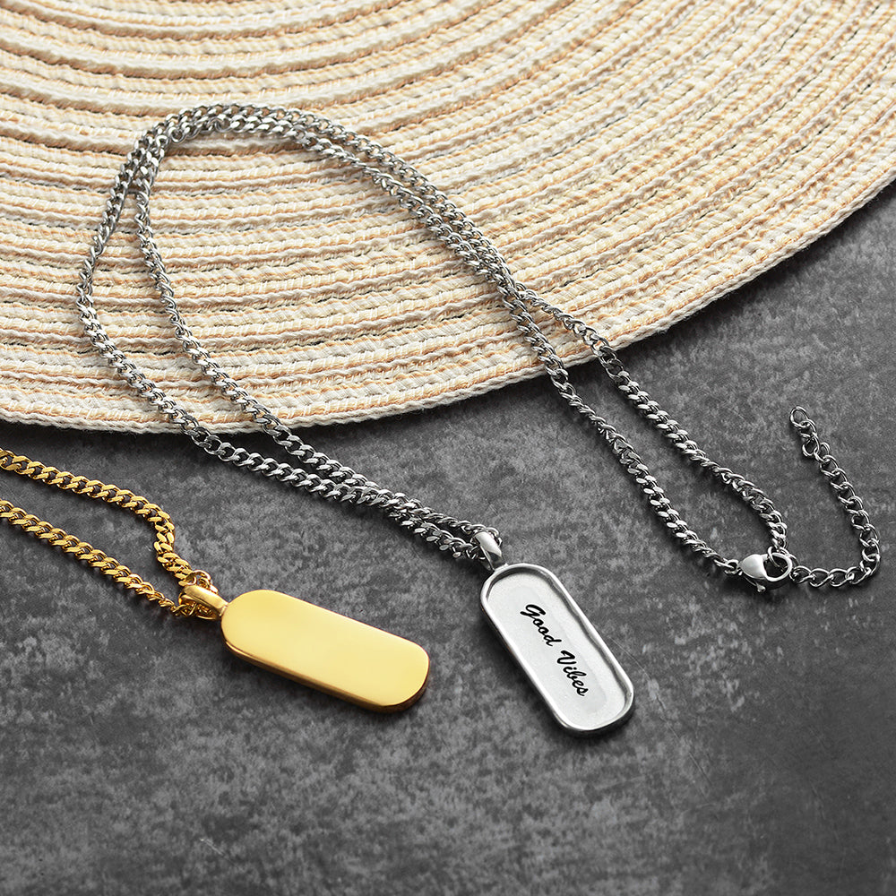 Rust Halskette mit Gravur - Ketten - CARDORI