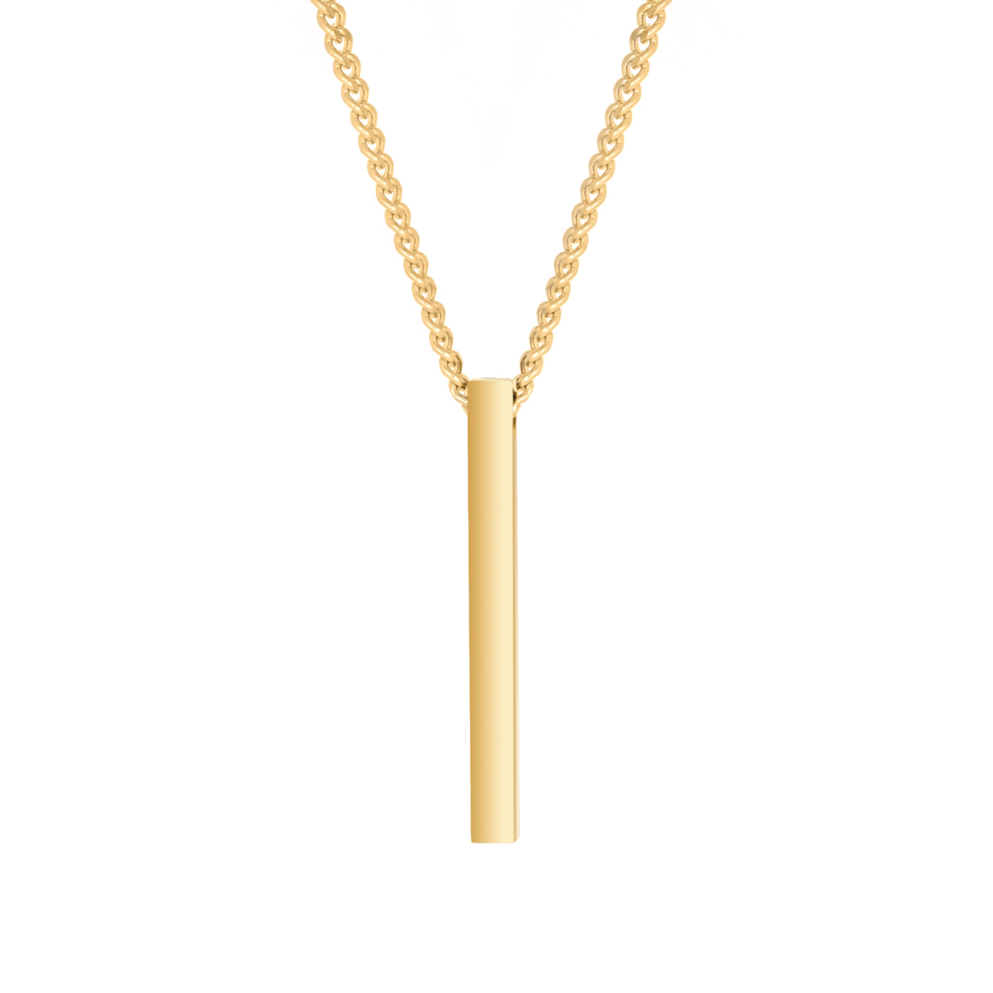 Säulen Halskette mit Gravur - Ketten - CARDORI